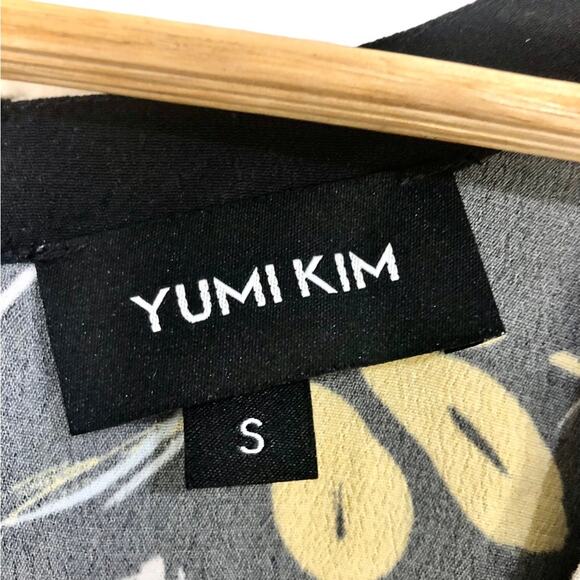 Yum Kim Liz Romper in Love Triangle Black Size Small - Picture 3 of 9